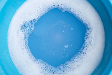 Deterjan köpüğünden yapılmış çerçeve. Üst görünüm