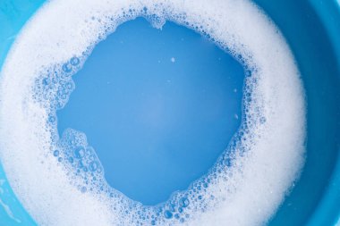 Deterjan köpüğünden yapılmış çerçeve. Üst görünüm