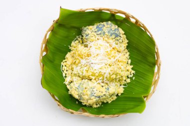 Mung fasulyeli pirinç krepi. Tayland tatlısı