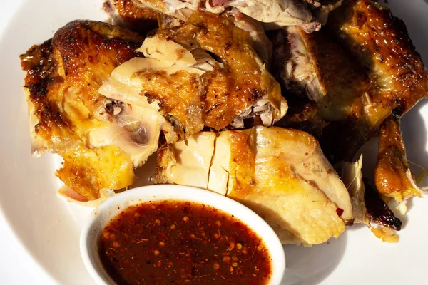 Ayam Panggang Makanan Gaya Thailand — Stok Foto
