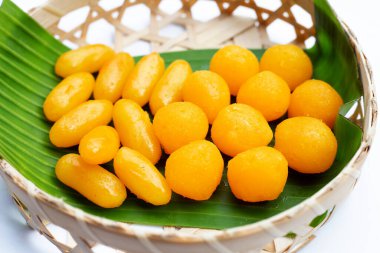 Geleneksel Tayland tatlıları. 