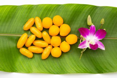 Geleneksel Tayland tatlıları. 