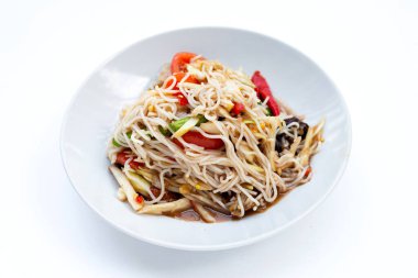 Vermicelli Papaya salatası.
