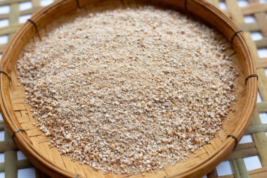 Tayland yemeği için kızarmış pirinç.