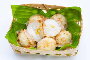 Khanom Krok, Tayland hindistan cevizi sütü tatlısı. Hindistan cevizli pirinç krepi.