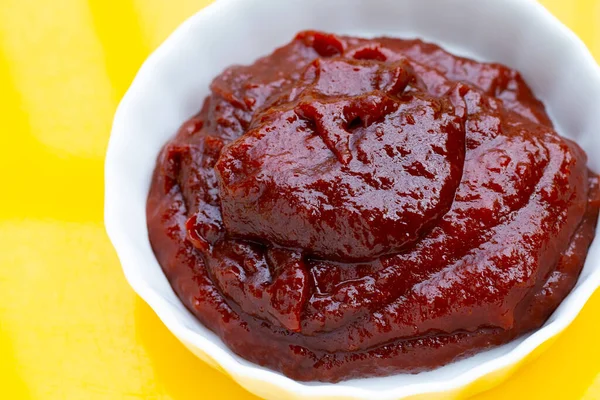 Gochujang Fűszeres Szósz Koreai Hagyományos Vörösbors Paszta — Stock Fotó