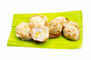 Khanom Krok, Tayland hindistan cevizi sütü tatlısı. Hindistan cevizli pirinç krepi.