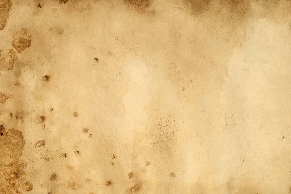 Starý Hnědý Papír Grunge Pozadí Abstraktní Tekutá Kávová Barva Textury — Stock fotografie