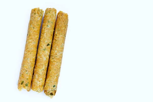 Rollos Huevo Crujiente Con Algas Marinas — Foto de Stock