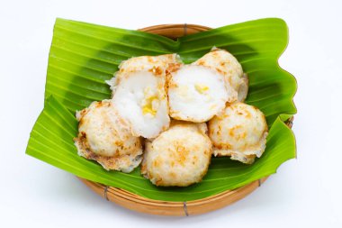 Khanom Krok, Tayland hindistan cevizi sütü tatlısı. Hindistan cevizli pirinç krepi.
