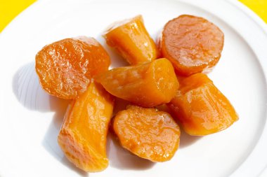 tatlı patatesli şurup.