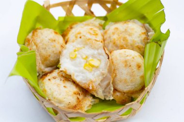 Khanom Krok, Tayland hindistan cevizi sütü tatlısı. Hindistan cevizli pirinç krepi.