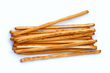 Beyaz arkaplanda Ekmek Çubukları