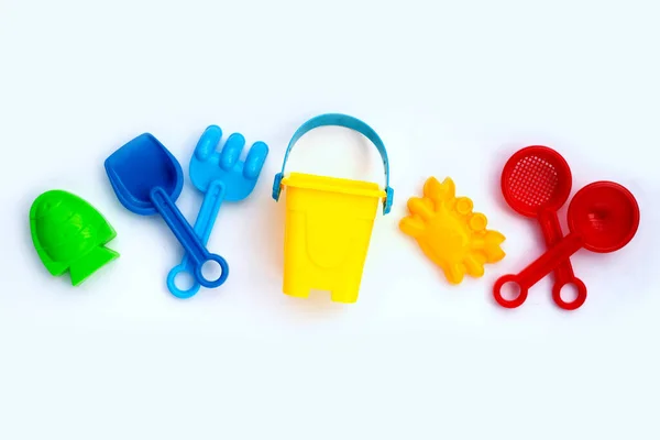 Plastic Toys Shovels Bucket — Stock fotografie