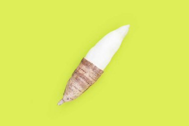 Yeşil arka planda Cassava. Boşluğu kopyala
