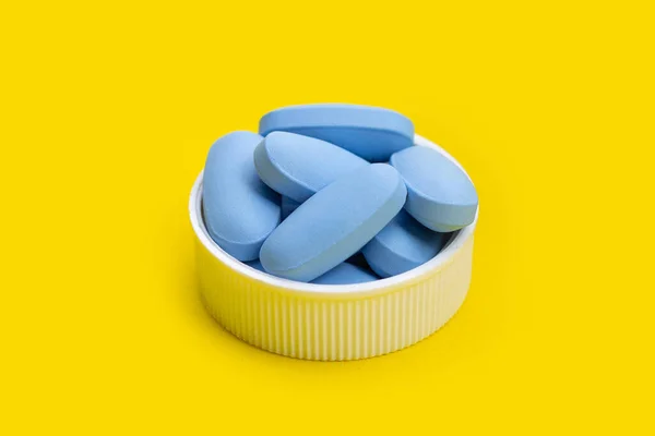 Prep Pre Exposure Profylaxis Modré Pilulky Používané Prevenci Hiv — Stock fotografie