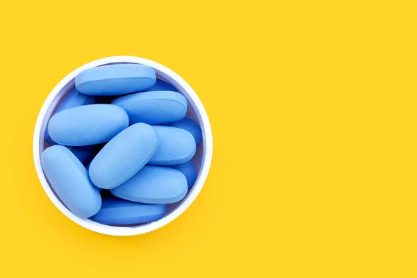 Prep Pre Exposure Prophylaxis Niebieskie Tabletki Stosowane Celu Zapobiegania Hiv — Zdjęcie stockowe
