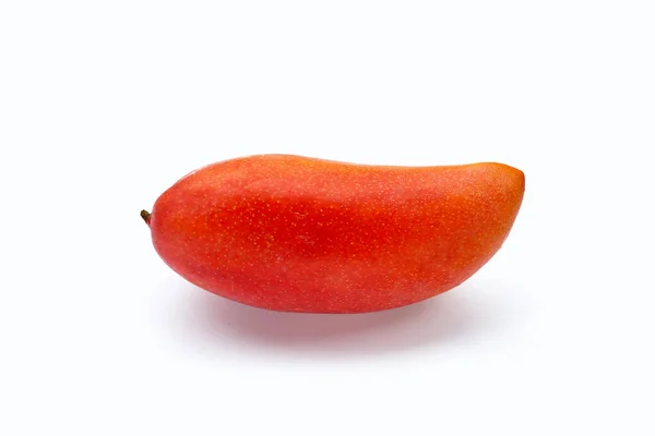 Mango Frukt Vit Bakgrund — Stockfoto
