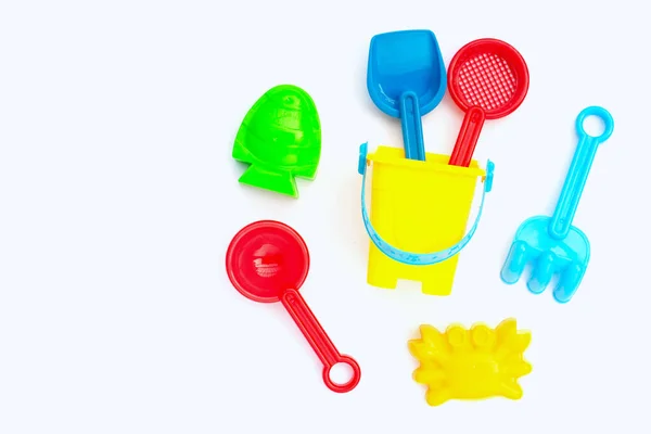 塑料玩具 铲子和桶 — 图库照片