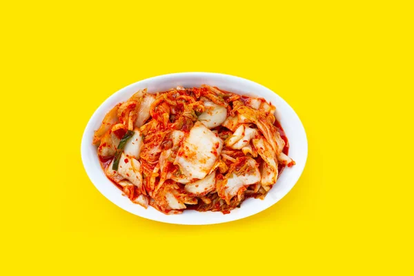 Kimchi Piatto Coreano Verdure Fermentate Piccanti — Foto Stock
