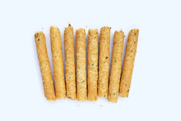 Rollos Huevo Crujiente Con Algas Marinas — Foto de Stock