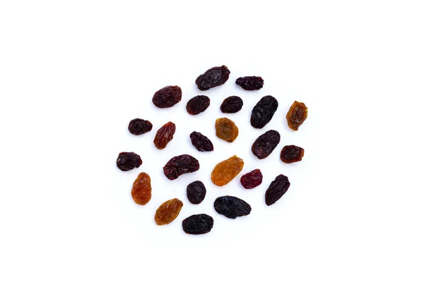 Dried Grape White Background — Stock Photo, Image