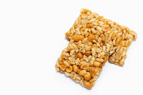 Krayasart Thai Crispy Rice Peanut Sesame Cereal Bar — стокове фото