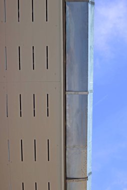 House rain gutter, Pipeline sysem.