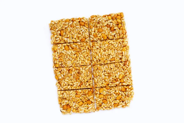 Krayasart Thai Crispy Rice Peanut Sesame Cereal Bar — стокове фото