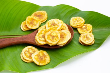 Banana stuffed with tamarind. Fruit snack