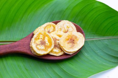 Banana stuffed with tamarind. Fruit snack