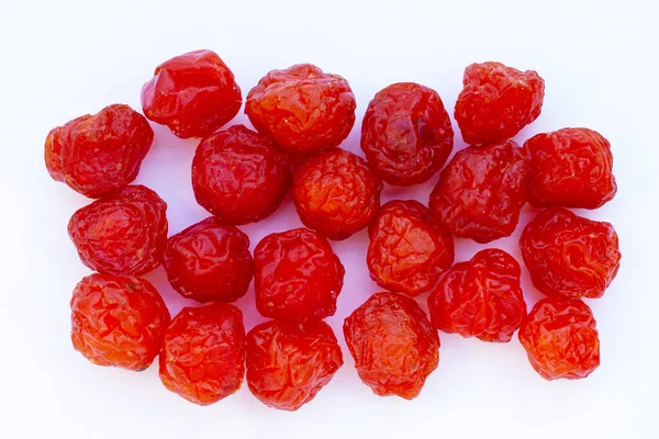 Dried Red Plums Candied Dried Fruit — Stok fotoğraf