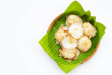 Khanom Krok, Tayland hindistan cevizi sütü tatlısı. Hindistan cevizli pirinç krepi.