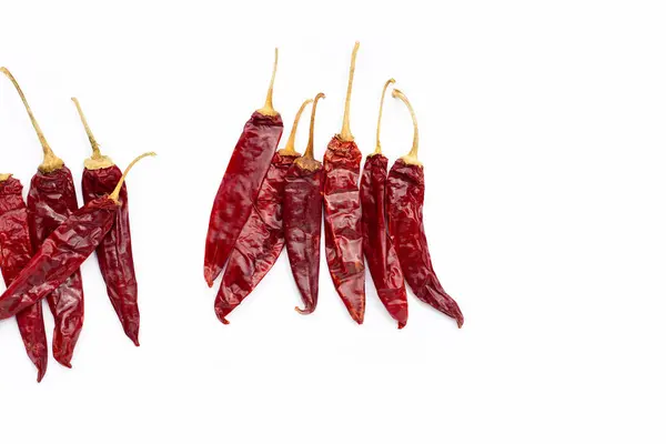 Hot Red Dried Chili Peppers — Foto de Stock