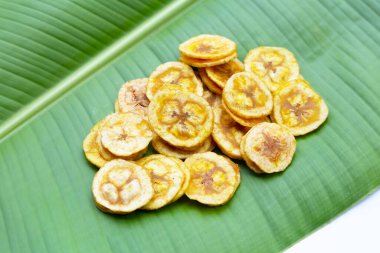 Banana stuffed with tamarind. Fruit snack