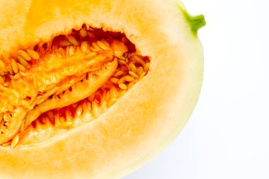 Kavun beyazda izole edilmiş..