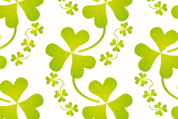 Sömlös shamrock mönster — Stock vektor