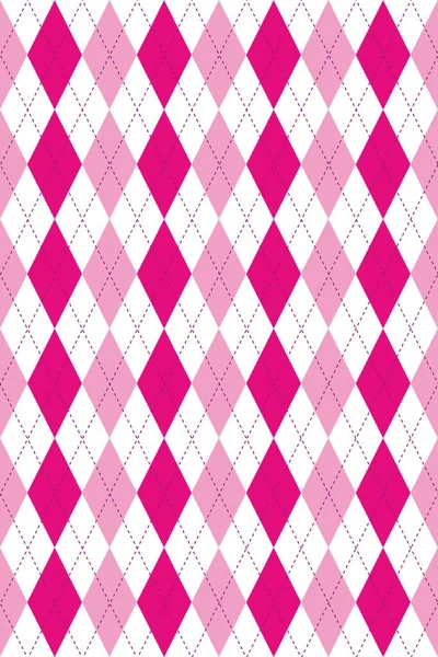 Light Dark Pink Argyle Pattern Textile Design Editable Vectors Useful — Stock Vector