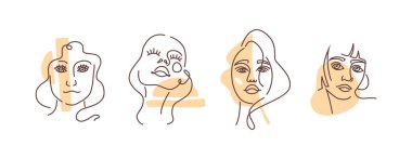 Modayı takip eden kadınlar karalamalarla, soyut tasarımlarla karşı karşıya