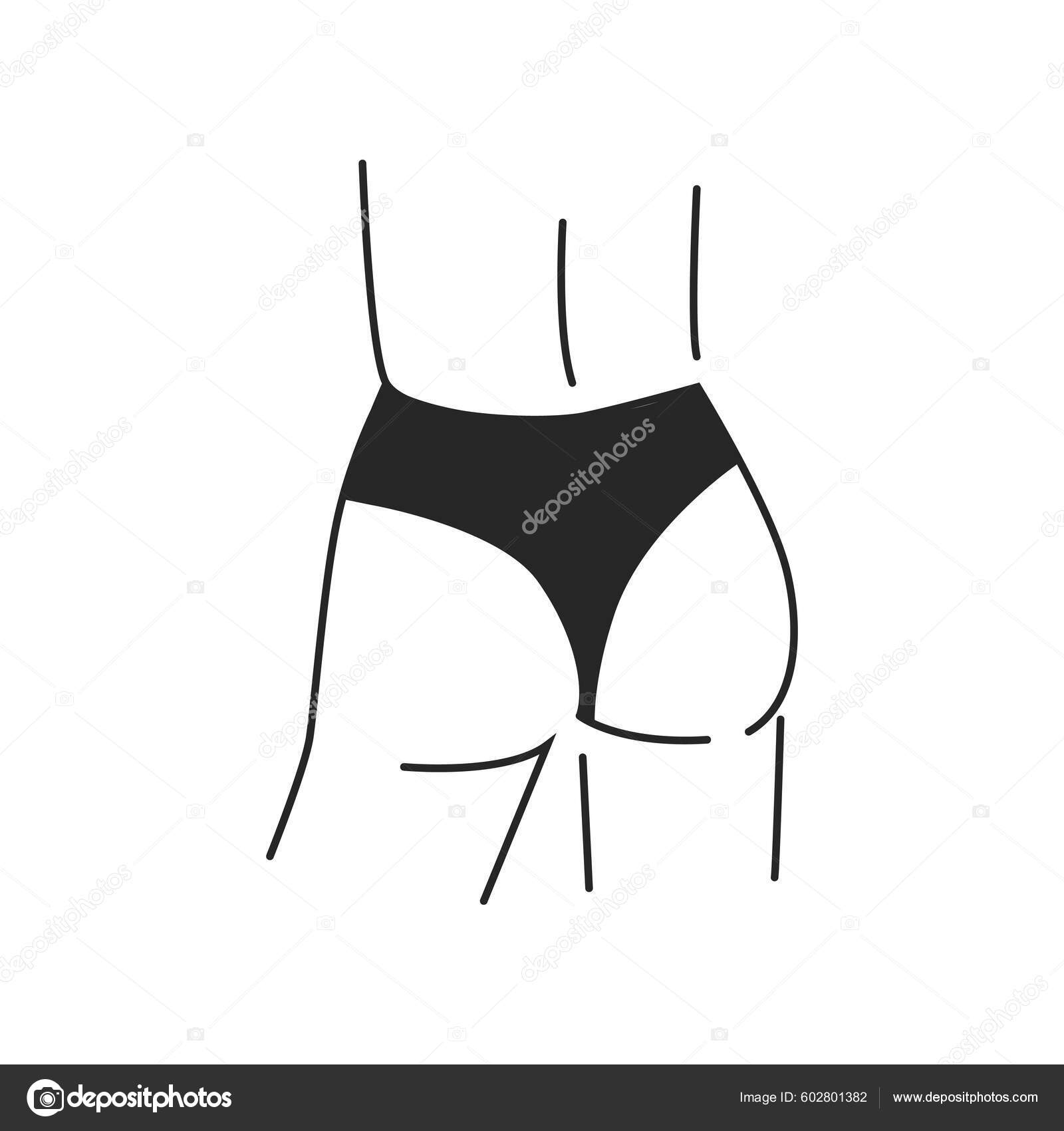 https://st.depositphotos.com/14490296/60280/v/1600/depositphotos_602801382-stock-illustration-woman-butt-body-part-isolated.jpg