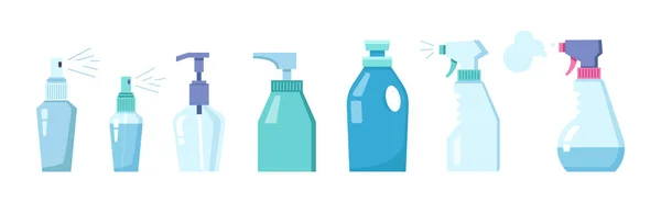 Los Tipos Personales Higiene Del Cuidado Para Limpieza Las Manos — Archivo Imágenes Vectoriales
