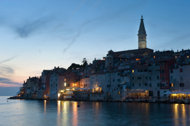 Rovinj güneş battıktan sonra