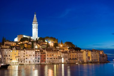Rovinj güneş battıktan sonra