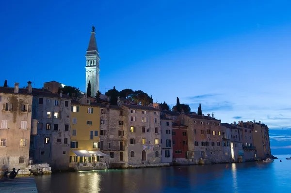 Rovigno dopo il tramonto — Foto Stock