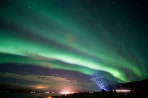 Aurora Borealis na Islandu — Stock fotografie