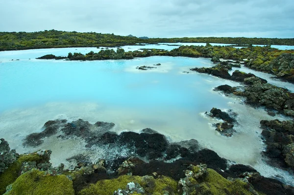 Modrá Laguna na Islandu — Stock fotografie