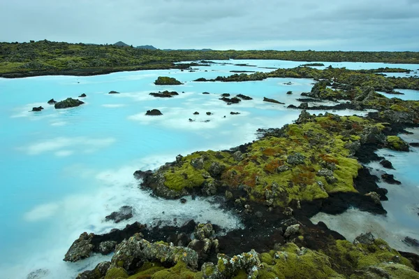 Το μπλε λιμνοθάλασσα στην Ισλανδία — Φωτογραφία Αρχείου