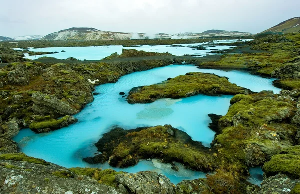 Die blaue Lagune in Island — Stockfoto