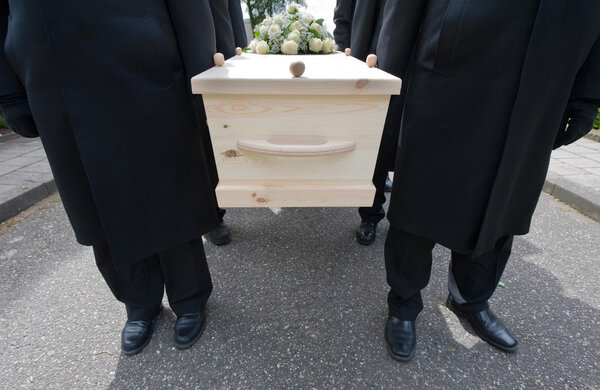 Bearers with coffin