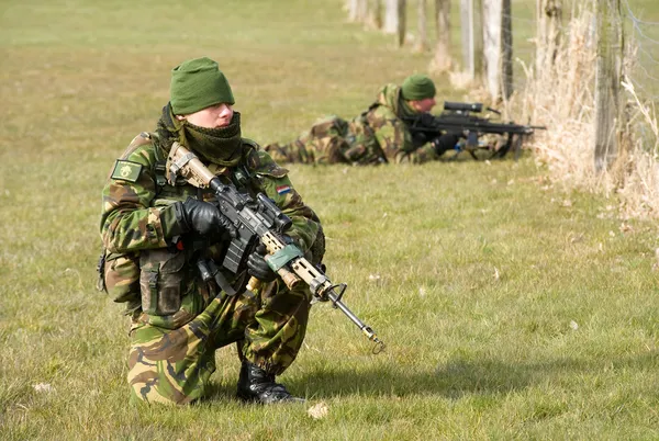 Formation des forces spéciales armées — Photo